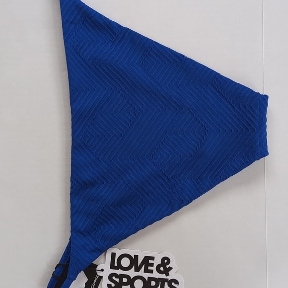 NWT Love & Sports Classic Coverage Bikini Bottom XL Blue 16-18 - Picture 11 of 12